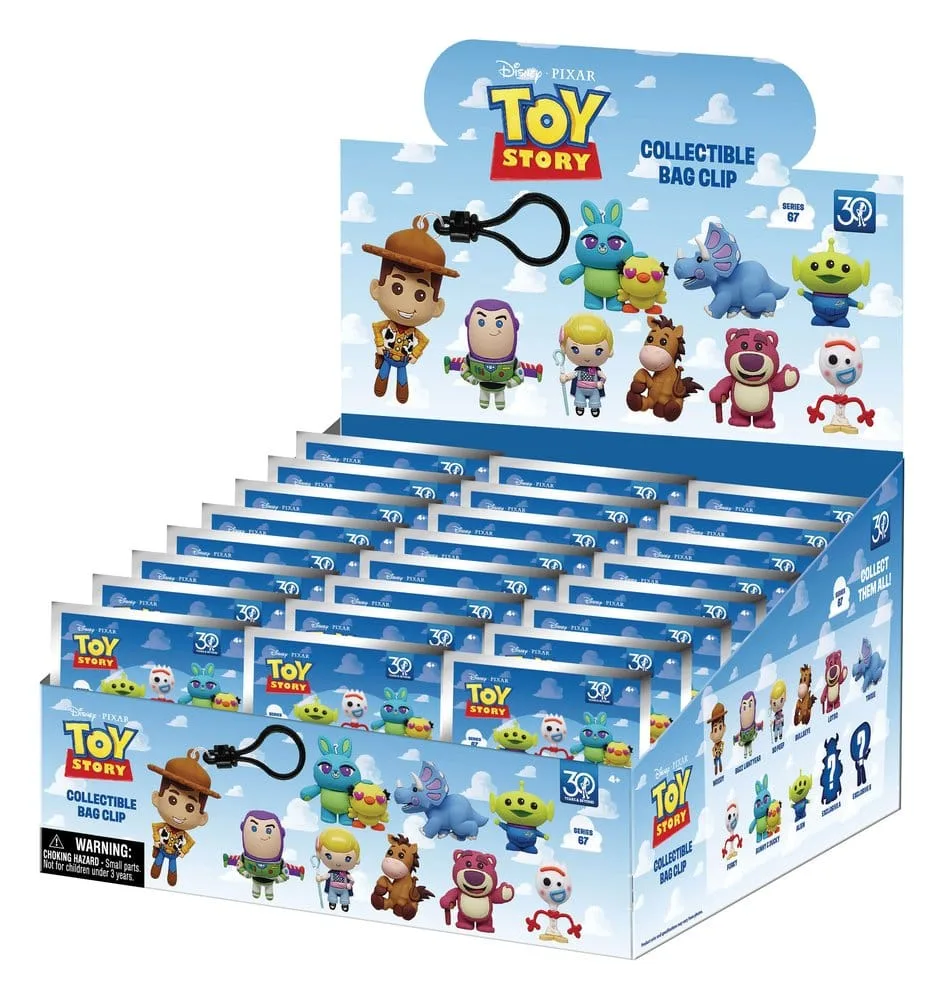 Toy Story Bag Clips – 30th Anniversary Series 67 Display of 24