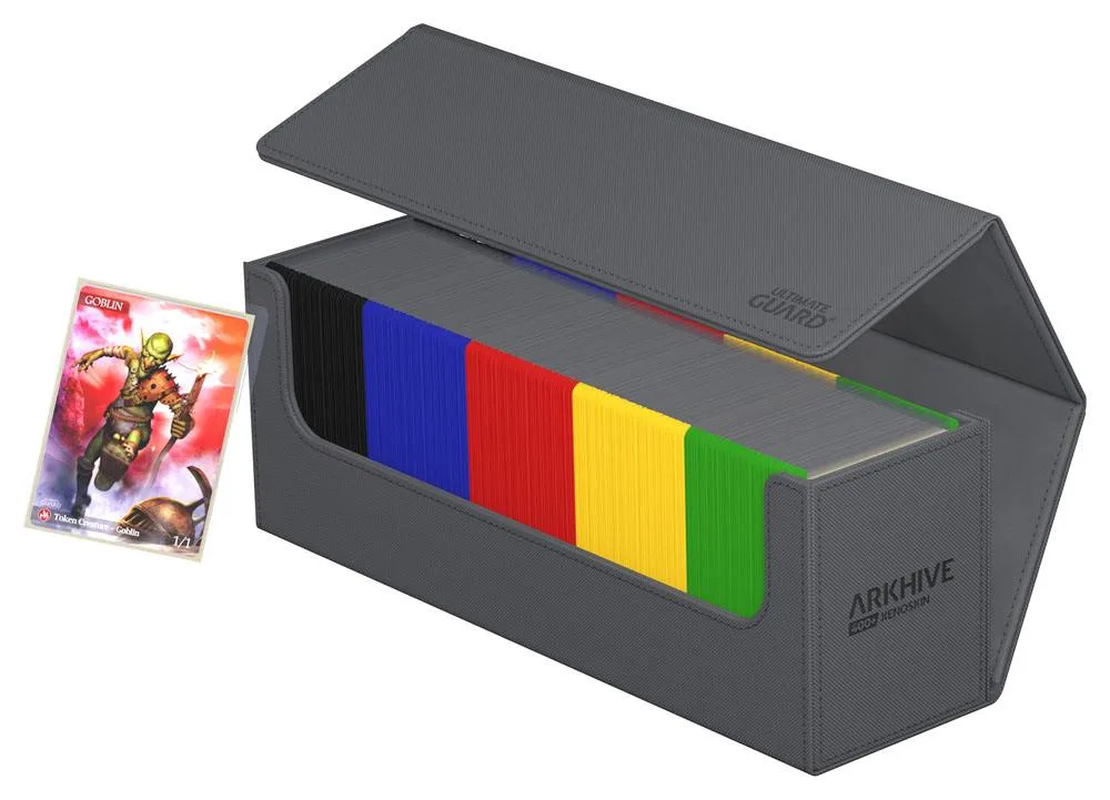 Ultimate Guard Card Storage Box – Arkhive 400+ Xenoskin Grey 8