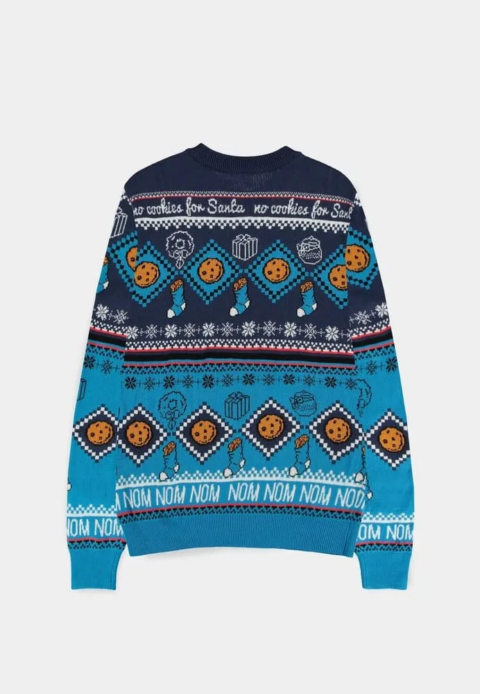 Sesame Street Christmas Sweater – Cookie Monster XXL
