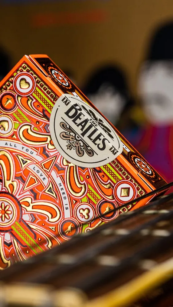 The Beatles Playing Cards – Orange Edition 2