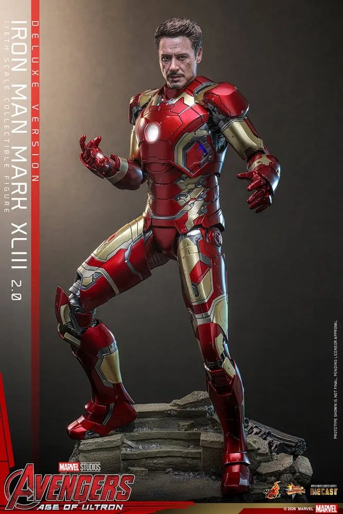 Avengers Action Figure – Iron Man Mark XLIII 2.0 Deluxe 32 cm 14
