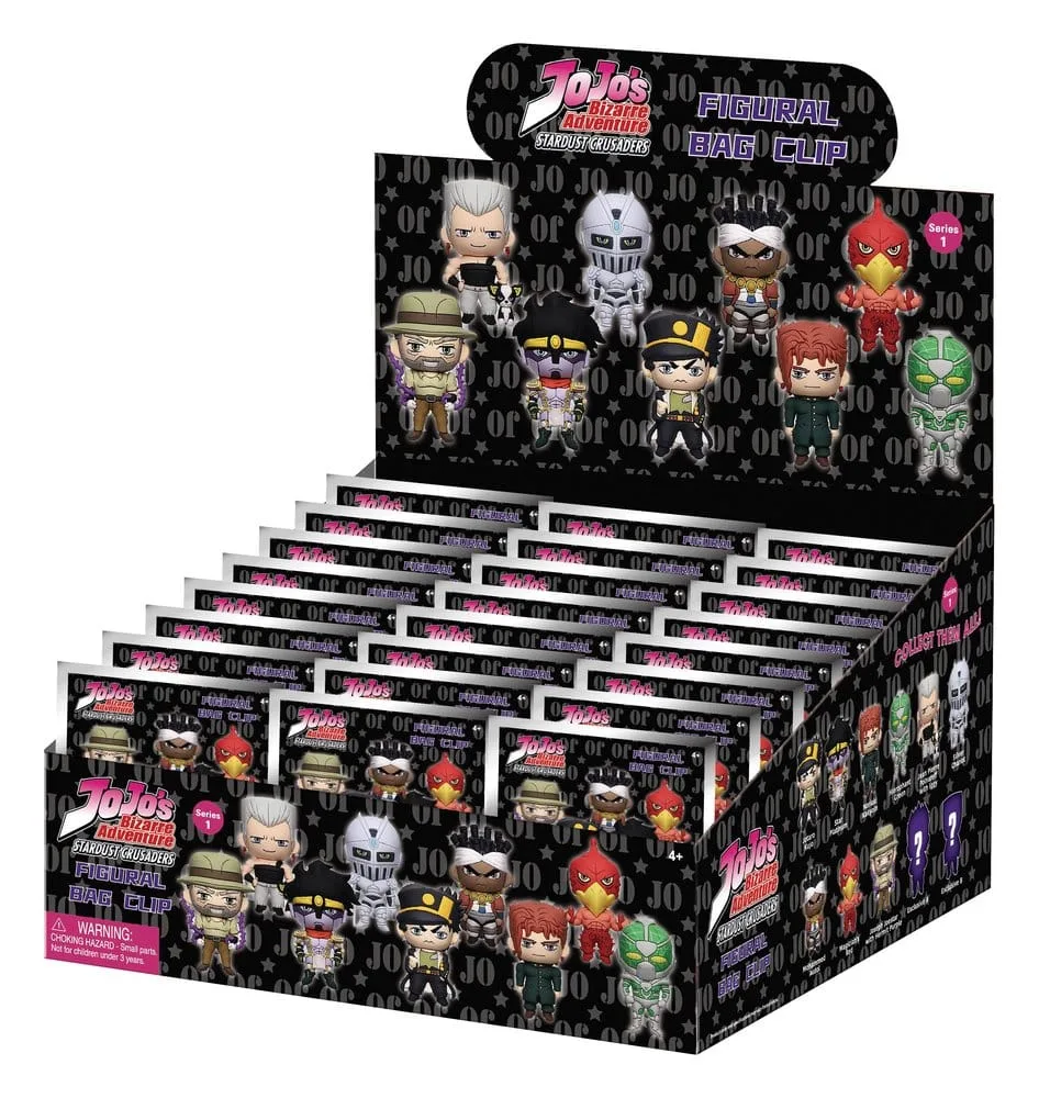JoJo's Bizarre Adventure Bag Clips – Series 1 24 Blind Bags