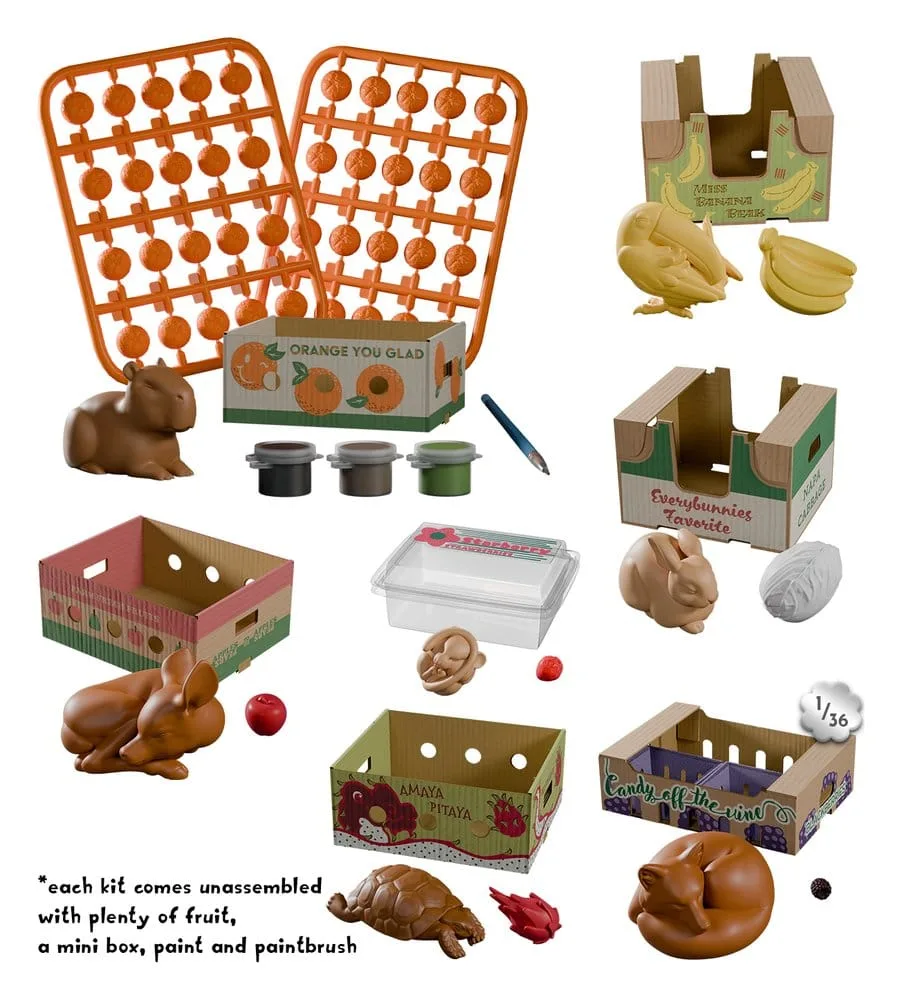 Fruit Box Stowaways DIY Craft Kit – 6 Blind Box Display