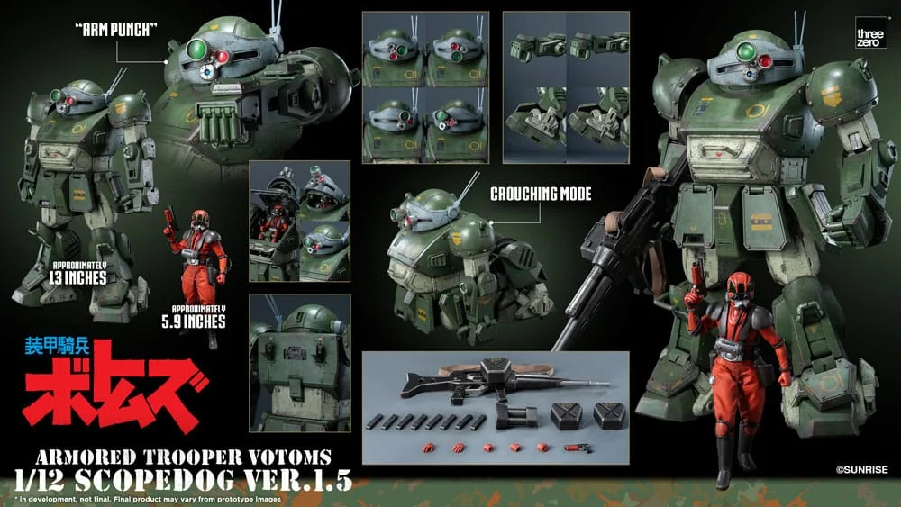 Armored Trooper Votoms Action Figure – Robo-Dou Strikedog 20