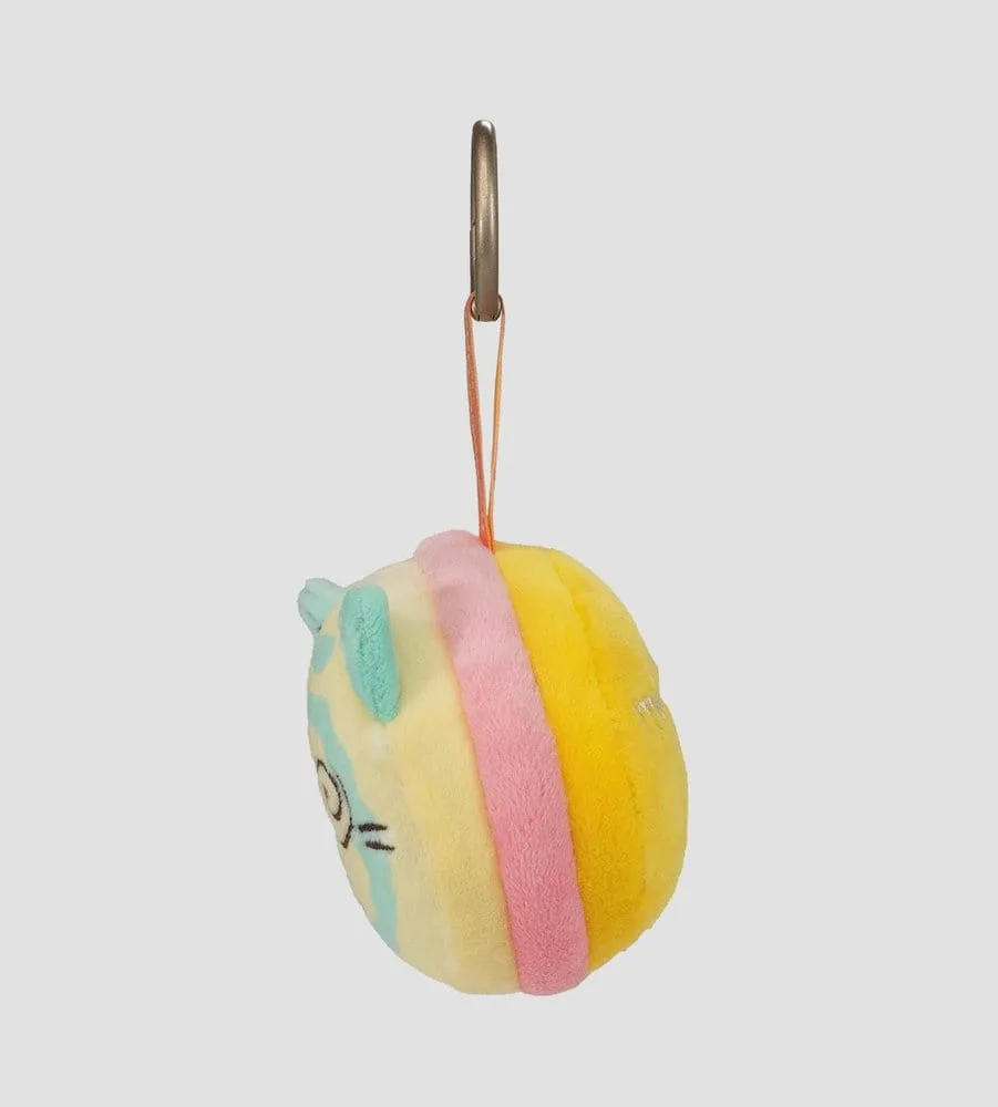 Meowcaron Plush Bag Charm – Spiral 7 cm 3