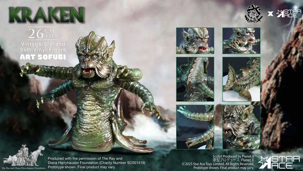 Clash of the Titans Vinyl Statue – Vintage Kraken 25 cm 4