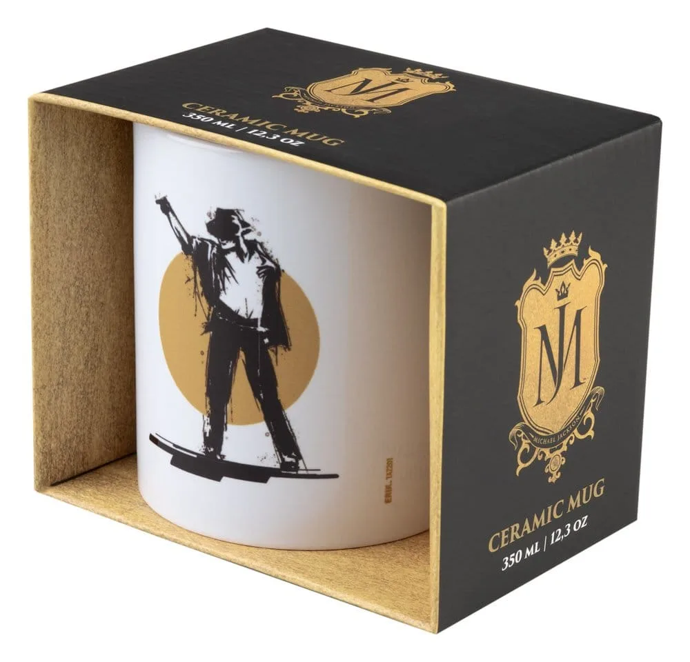Michael Jackson Mug – King of Pop White 350 ml 4