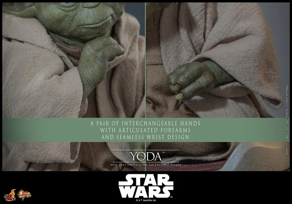 Star Wars Revenge of the Sith Action Figure – Yoda 1/6 14 cm 12