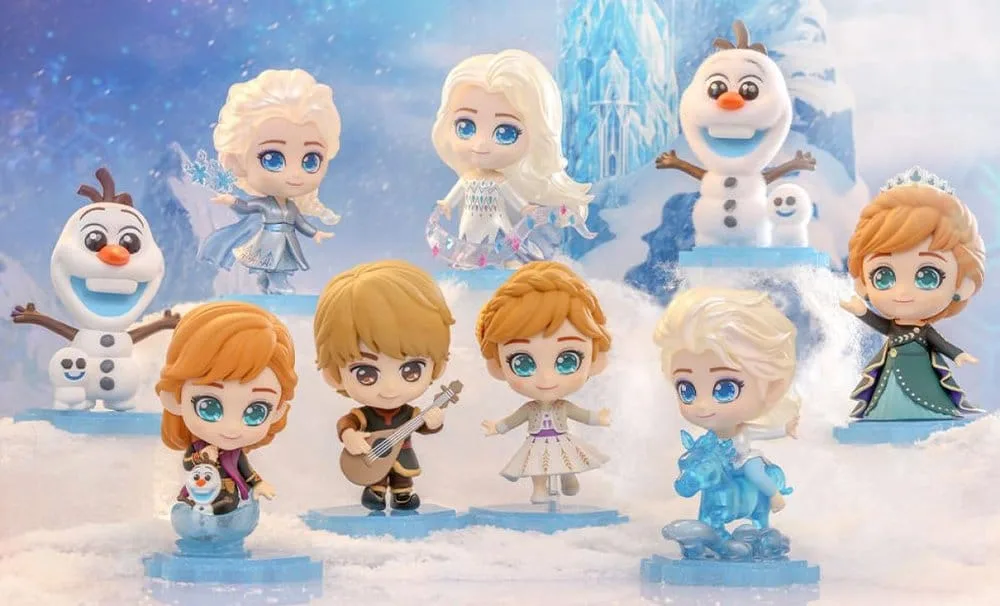 Frozen Mini Figures – Cosbi Blind Box Display of 8 8 cm 2