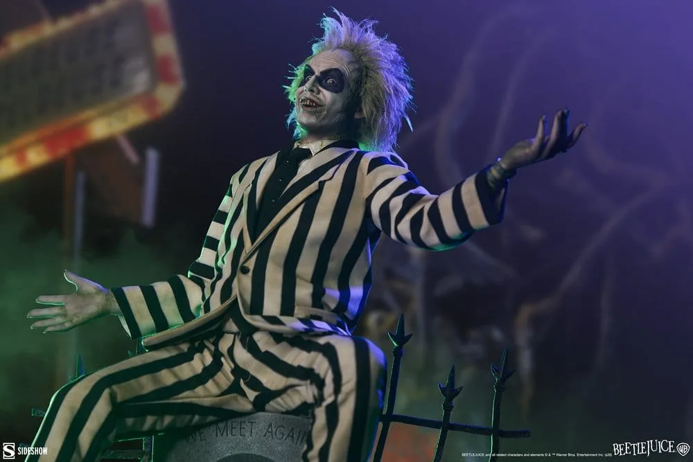 Beetlejuice Mixed Media Statue – Premium Format 54 cm 4