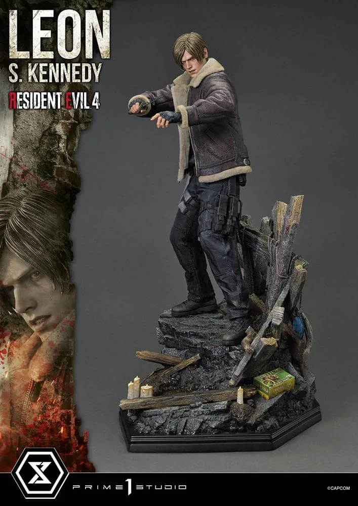 Resident Evil 4 Statue – Leon S. Kennedy 1/4 Scale 64 cm 12