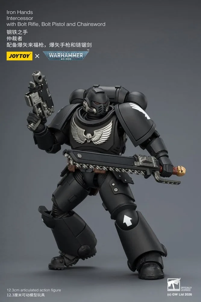 Warhammer 40,000 Action Figure – Iron Hands Intercessor 12.3 cm 17
