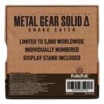 Metal Gear Solid Delta Medallion – Cobra Unit Limited Edition 84 mm 3