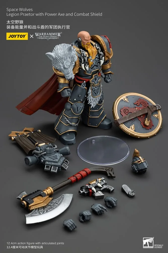 Warhammer Action Figure – Space Wolves Legion Praetor 1/18 Scale 12 cm 9