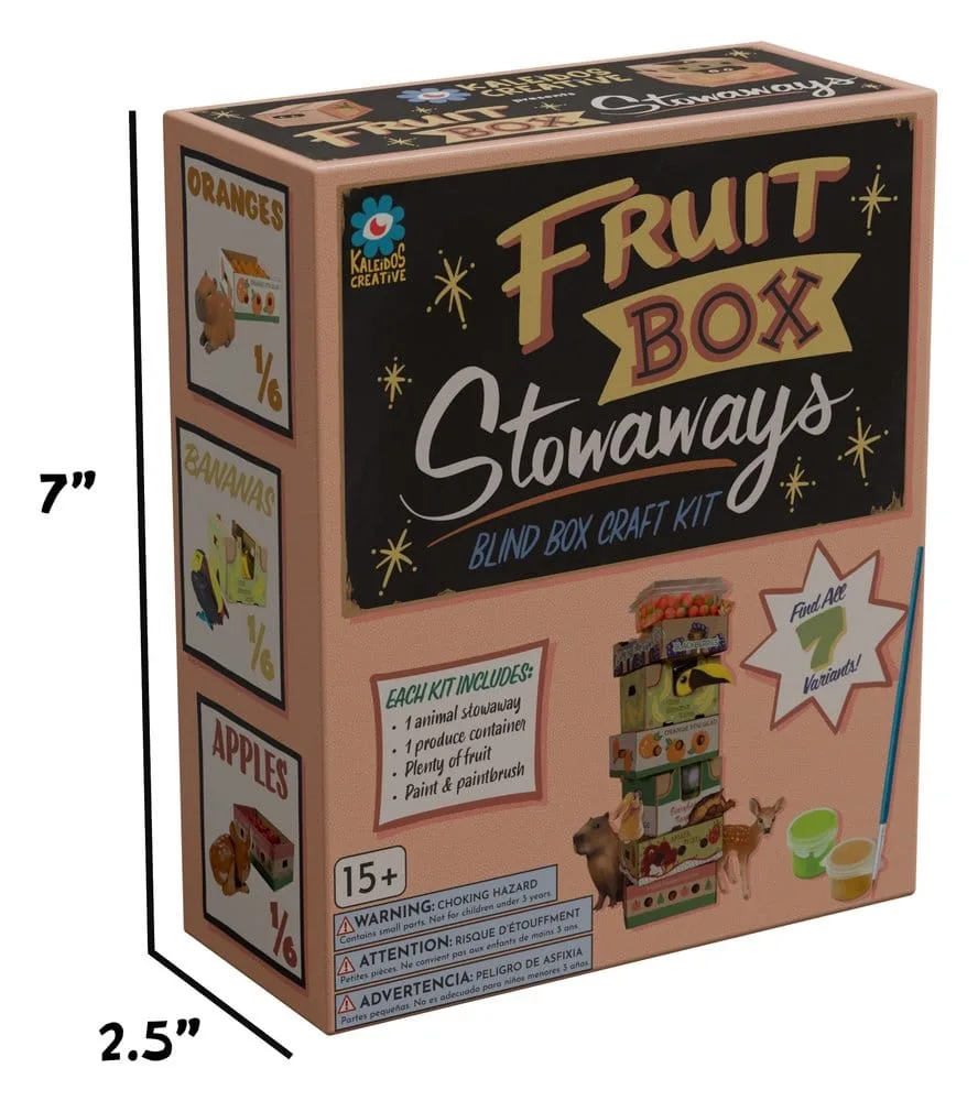 Fruit Box Stowaways DIY Craft Kit – 6 Blind Box Display 2