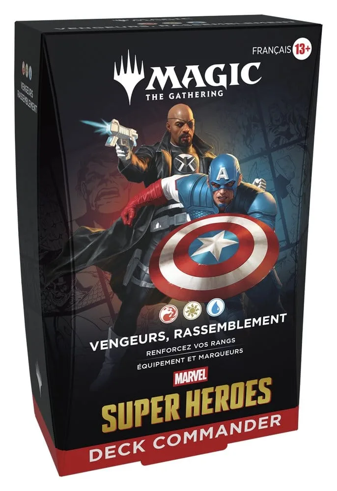 Magic the Gathering Commander Decks – Marvel French Case of 4 2
