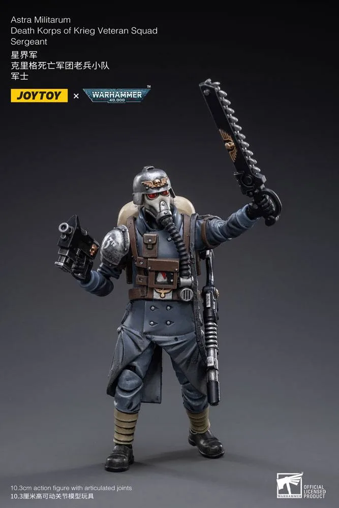 Warhammer 40k Action Figure – Krieg Veteran Squad Sergeant 10.3 cm 3