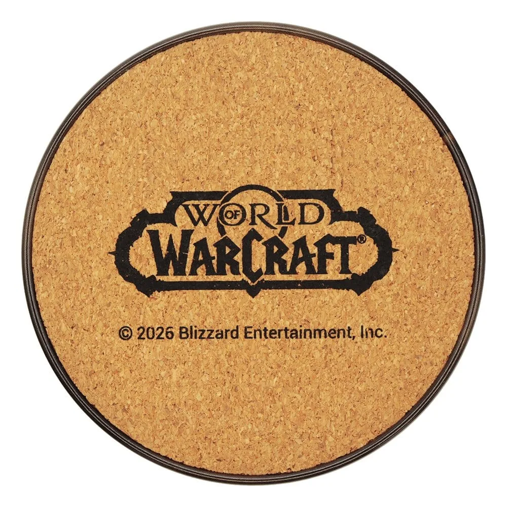 World of Warcraft Coaster Set – Printed Metal 4-Pack 9 cm 3