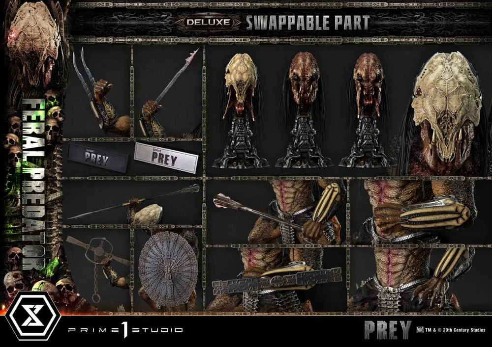 Prey Statue – Feral Predator Deluxe Bonus 89 cm 21