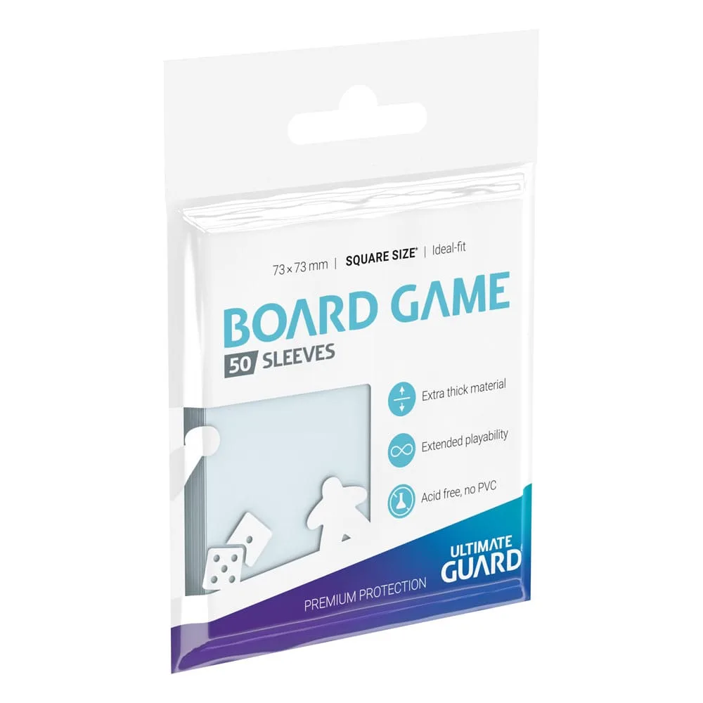 Ultimate Guard Board Game Sleeves – Square 50-Pack