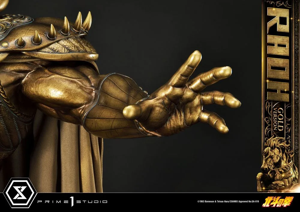 Fist of the North Star Statue – Raoh Gold Version 78 cm 17