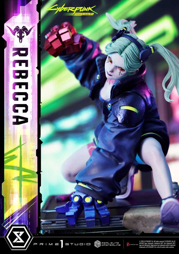Cyberpunk Edgerunners Statue – Rebecca 1/4 Scale 54 cm 18