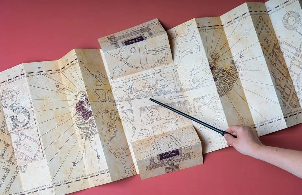 Harry Potter Replica – Marauder’s Map 185 x 39.5 cm Unfolded 5