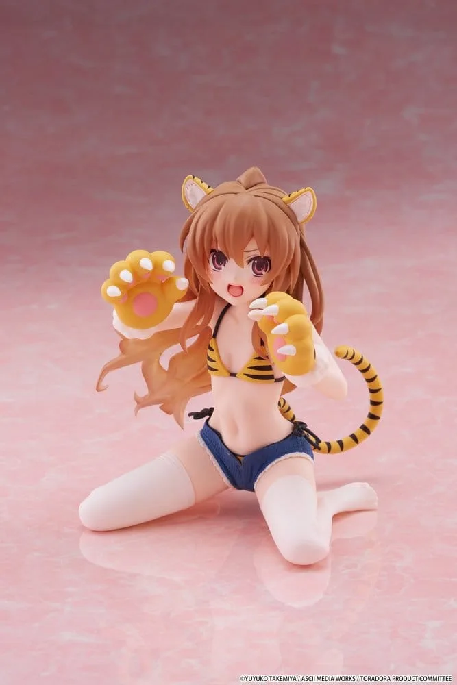 Toradora Figure – Taiga Aisaka Tiger Costume Swimwear 13 cm 8