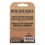 Metal Gear Solid Delta Pin Badge – Limited Edition FOX 50 x 36.2 mm 2