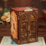 Book Nook Model Kit – CuteBee Bookshop Memories 17 x 10 cm 5