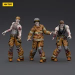 Zombie Dark Source Actionfiguren-Set – 3 Feuerwehrleute 8 cm 3