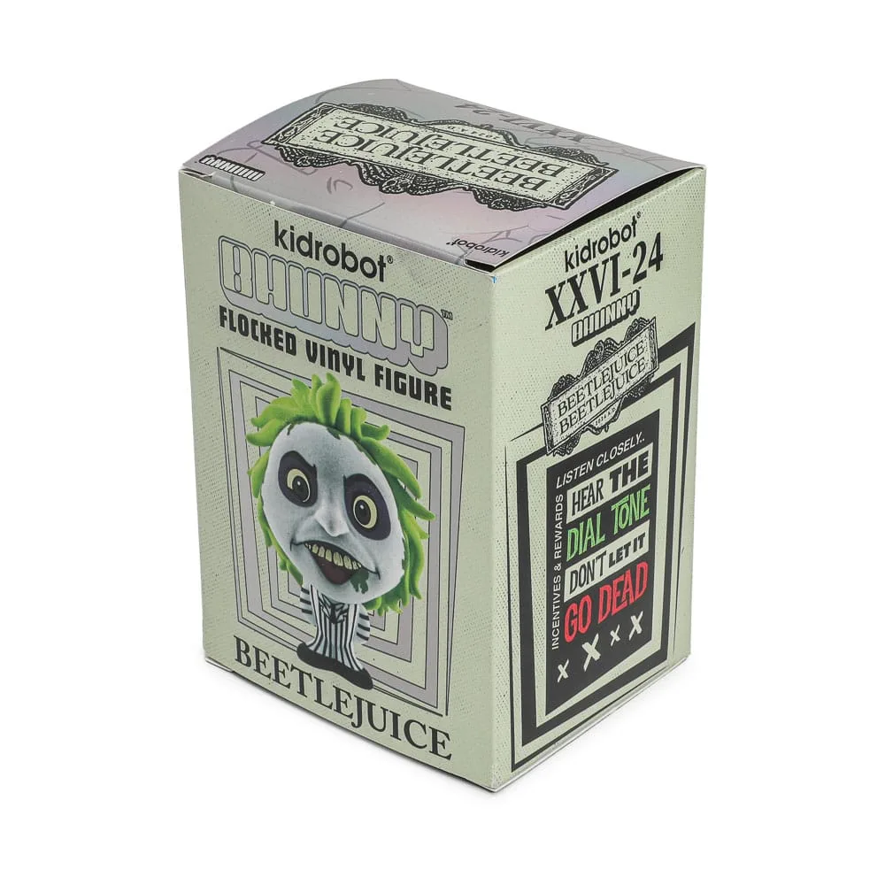 Beetlejuice Vinyl Figure – Bhunny Flocked Striped Suit 10 cm 5