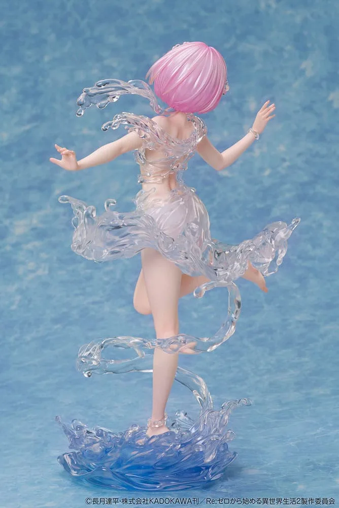Re:Zero PVC Statue – Ram Aqua Dress 1/7 Scale 23 cm 5