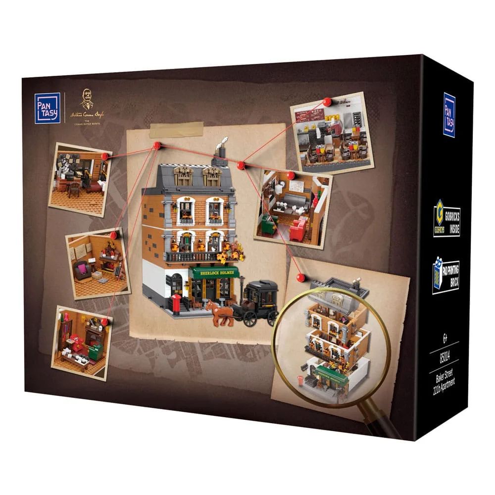 Sherlock Holmes Construction Set – 221B Baker Street Apartment 42 cm 2