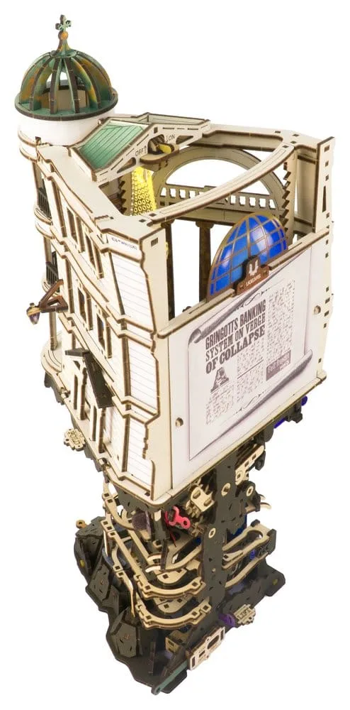 Harry Potter Wooden Model Kit – Gringotts Bank Marble Run 20