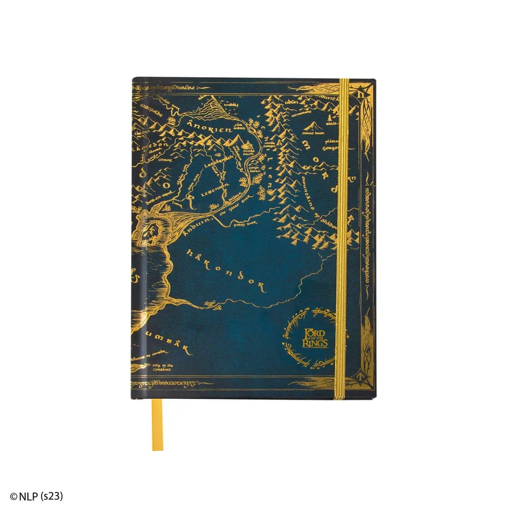 Lord of the Rings Notebook – Map of Middle-earth 3