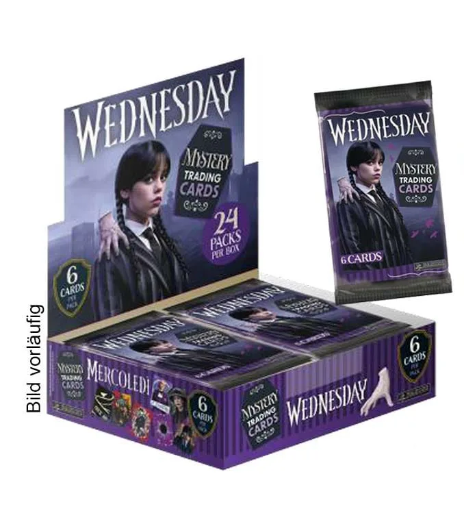 Wednesday Trading Cards – 24-Booster Flow Pack Box