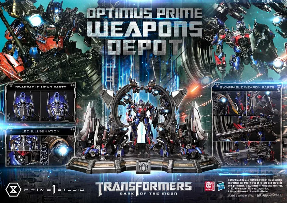 Transformers Statue – Optimus Prime Weapons Depot 4