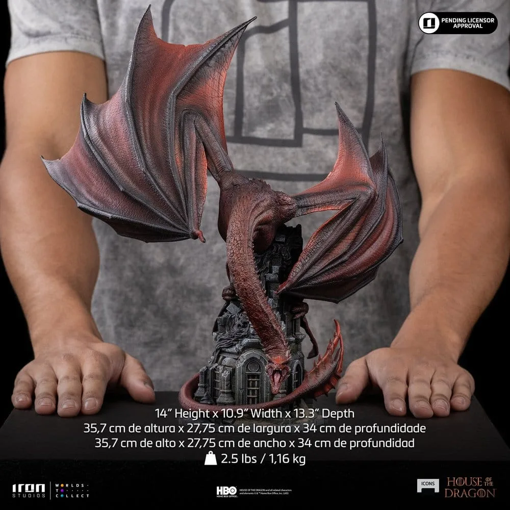 House of the Dragon Icons Statue – Caraxes 36 cm 14