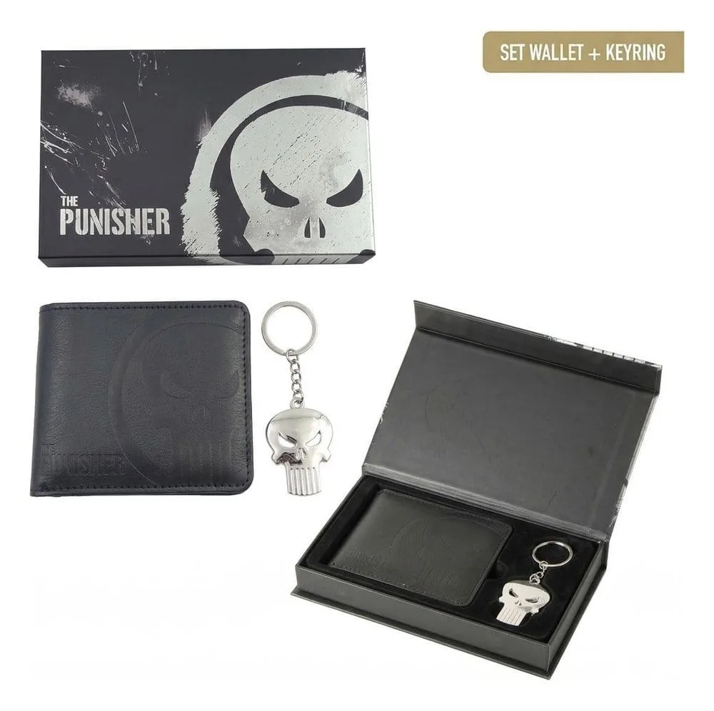 Marvel Wallet Gift Set – Punisher