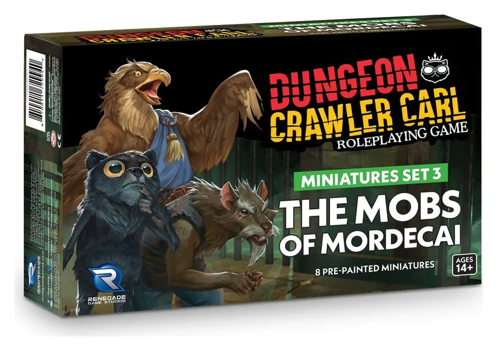 Dungeon Crawler Carl Miniatures – Set 3 Mobs of Mordecai