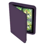 Ultimate Guard Card Binder – Purple Zipfolio 160 8-Pocket Xenoskin 6
