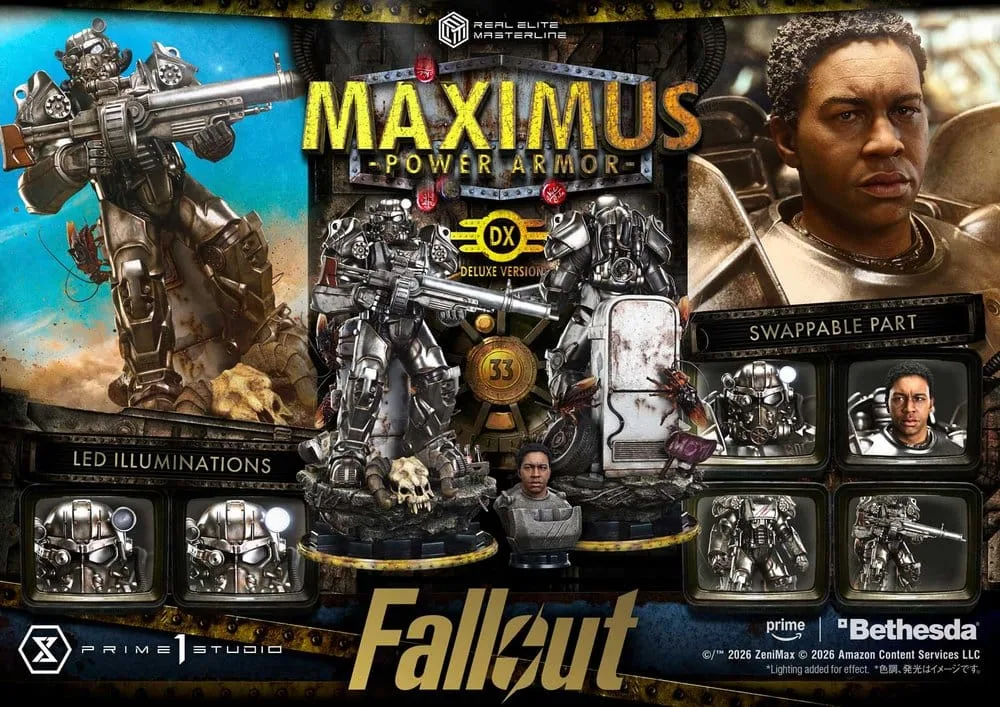 Fallout Statue – Maximus Power Armor Deluxe 1/4 Scale 67 cm 9