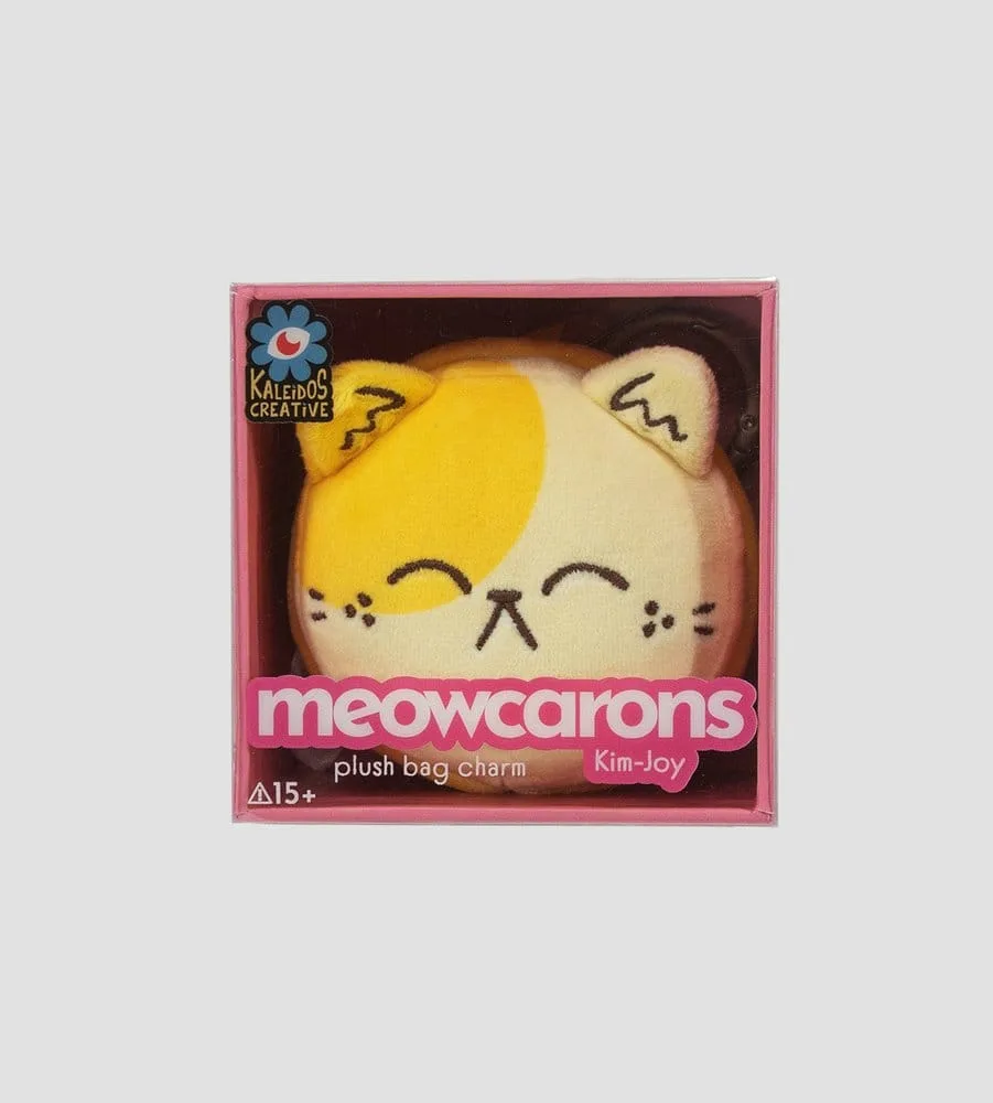 Meowcaron Plush Bag Charm – Smile 7 cm 4