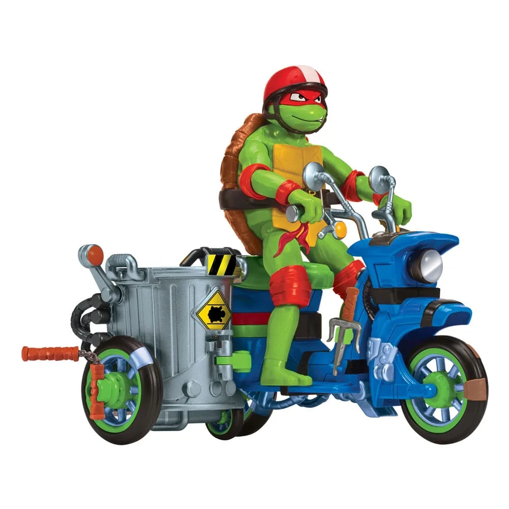 TMNT Action Figure – Raphael and Scooter with Sidecar 11 cm