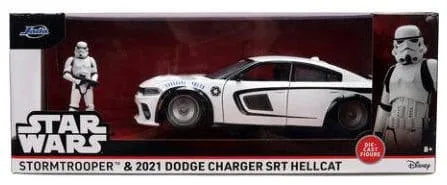 Star Wars Diecast Model – Stormtrooper Dodge Charger SRT Hellcat 1:24 2