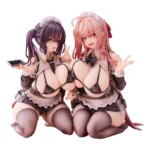 Original Character Statues – Koho Miya and Otsuhane Fuwari 18 cm 1