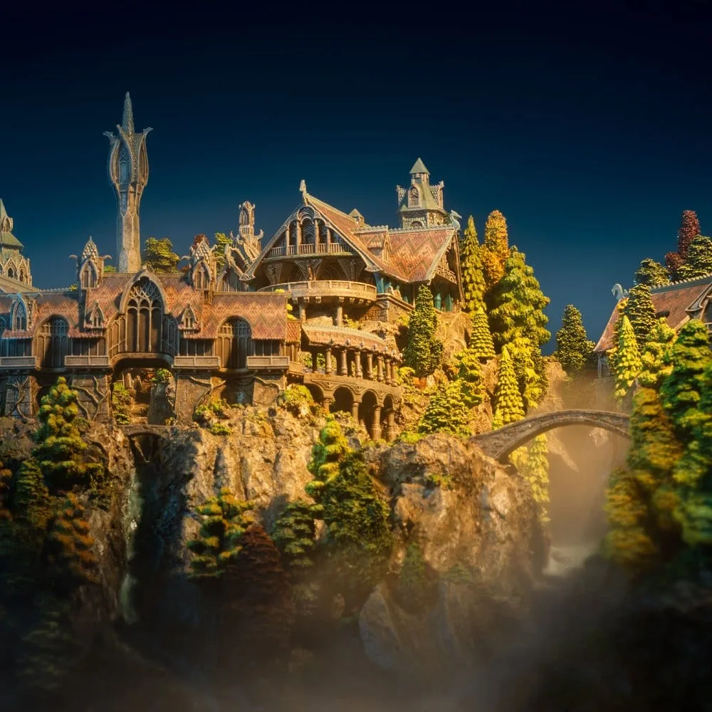 The Lord of the Rings Diorama – Rivendell Open Edition 28 cm 13
