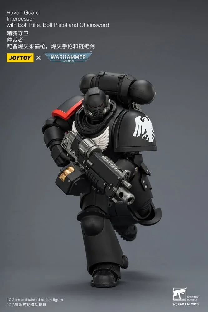 Warhammer 40,000 Action Figure – Raven Guard Intercessor 12.3 cm 15