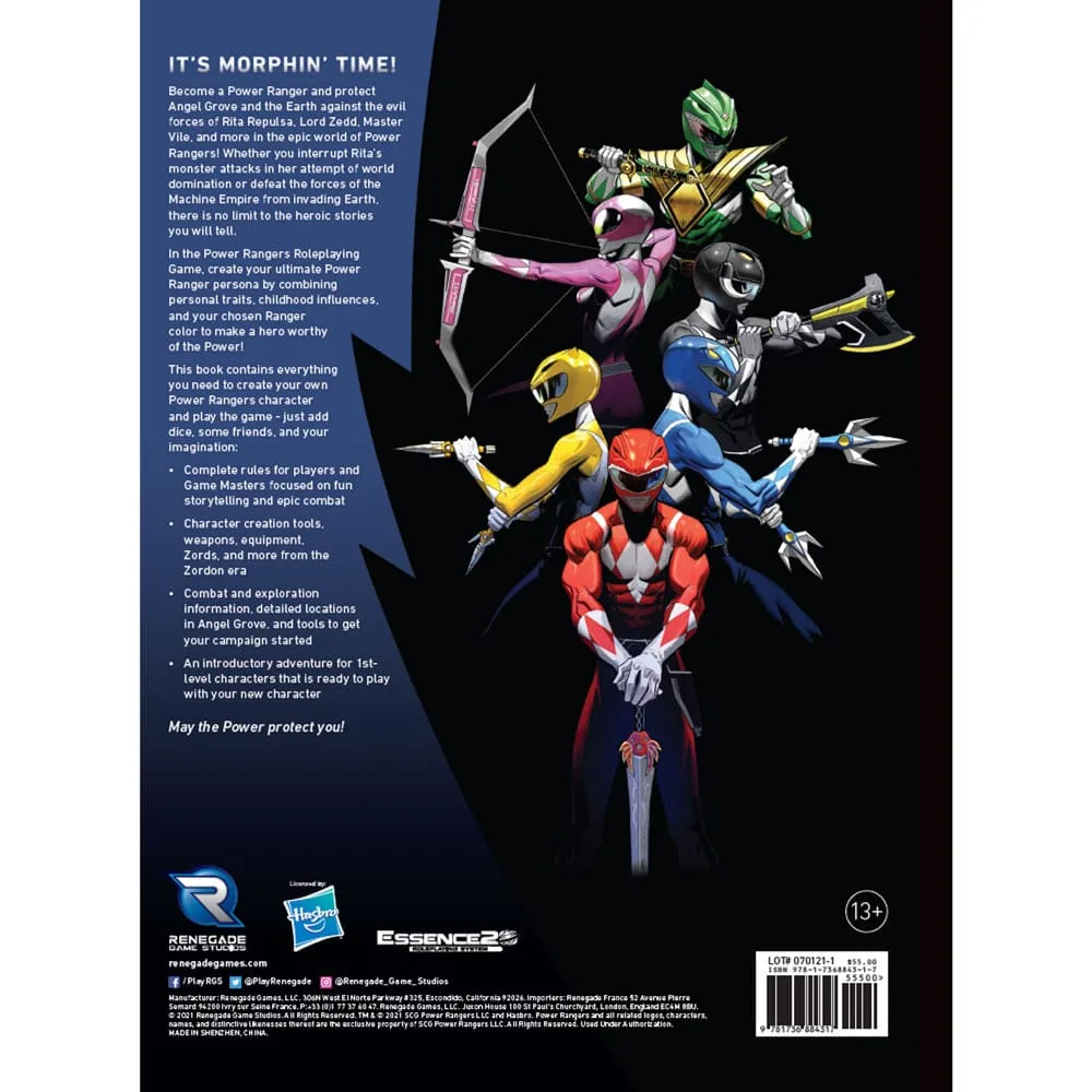 Power Rangers RPG Rulebook – Core English Edition 7